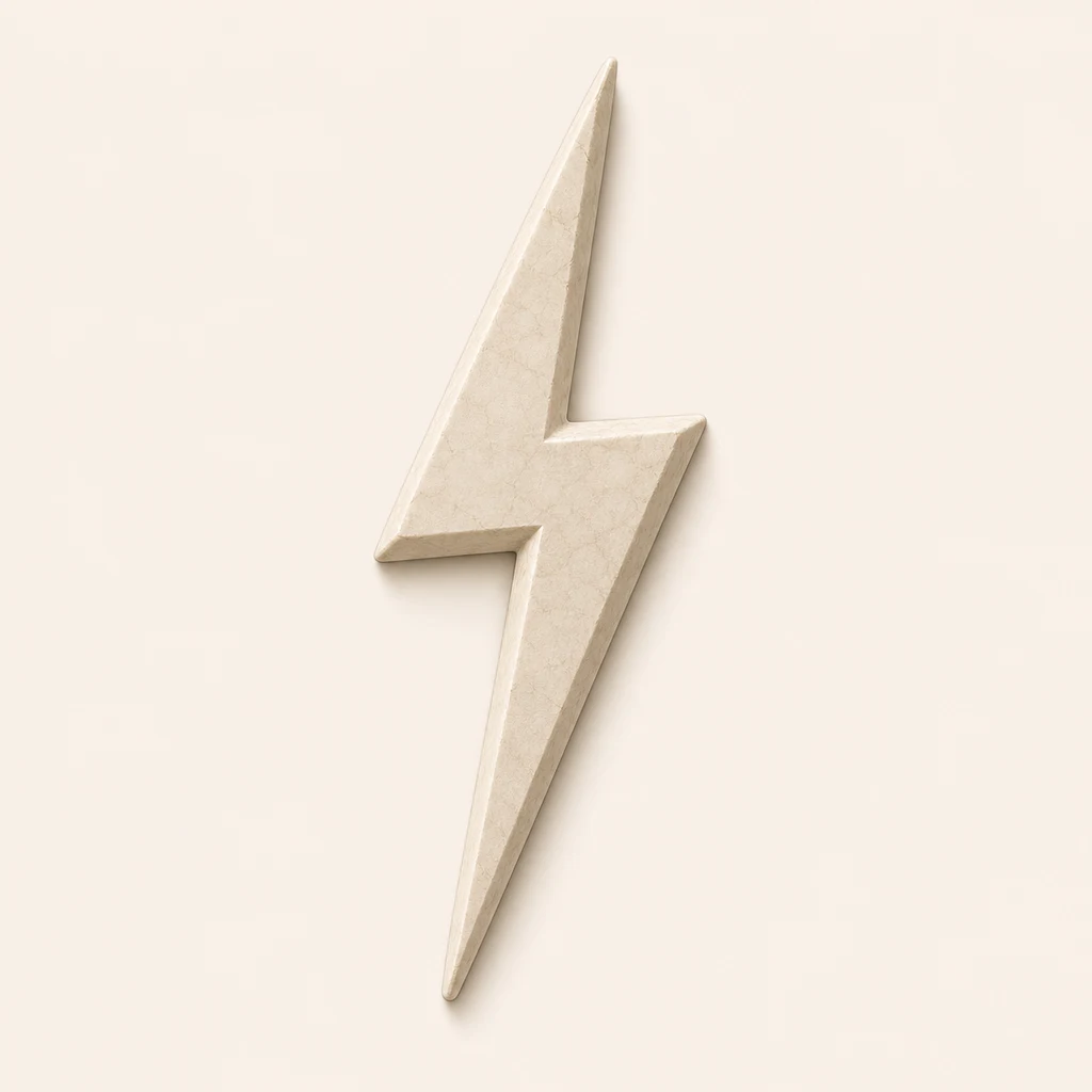 Dictum Flow lightning logo proposal 03, Outline