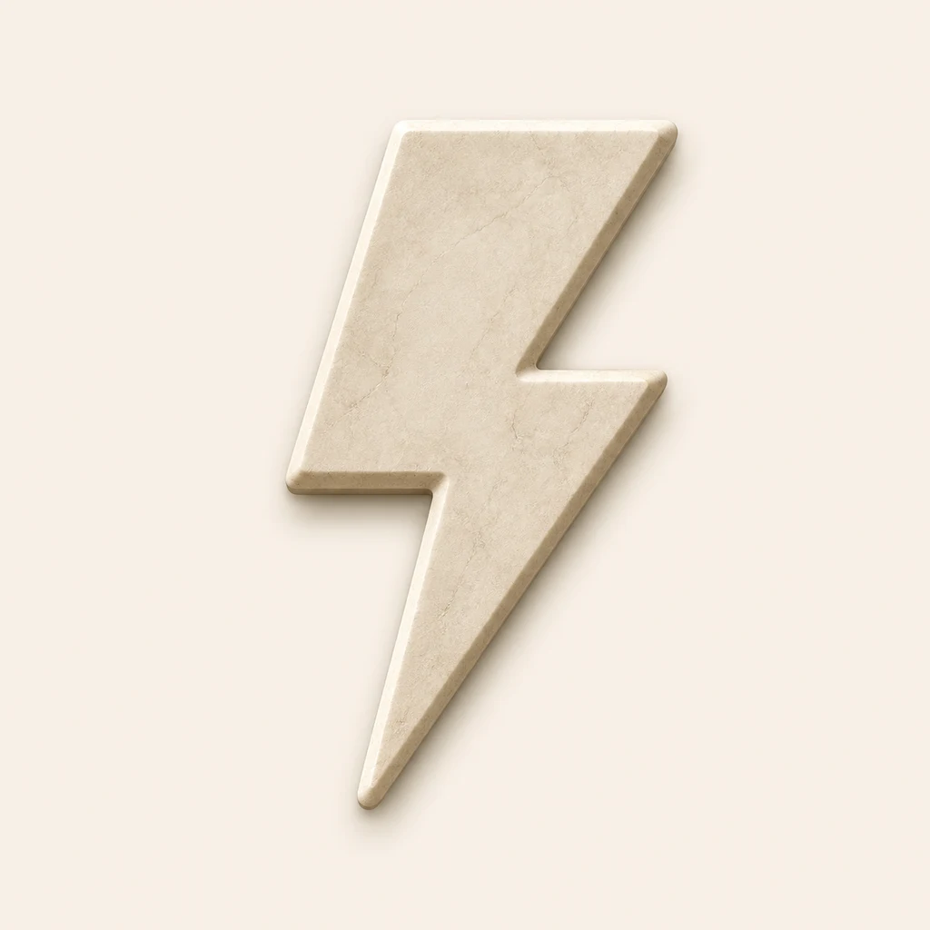 Dictum Flow lightning logo proposal 09, Rune